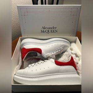 Red and white Alexander McQueens